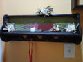 Shadow/ stain wooden shelf